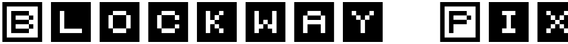Blockway Pixies Medium font