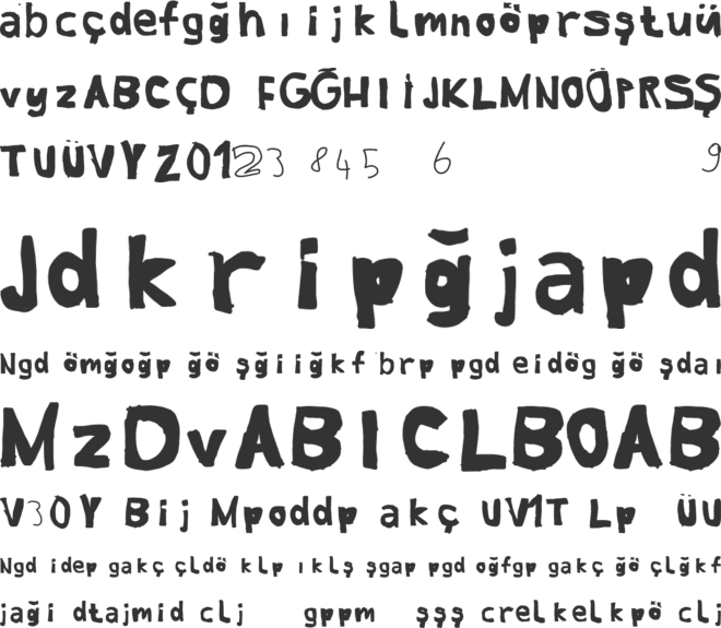 Fonty117 font preview