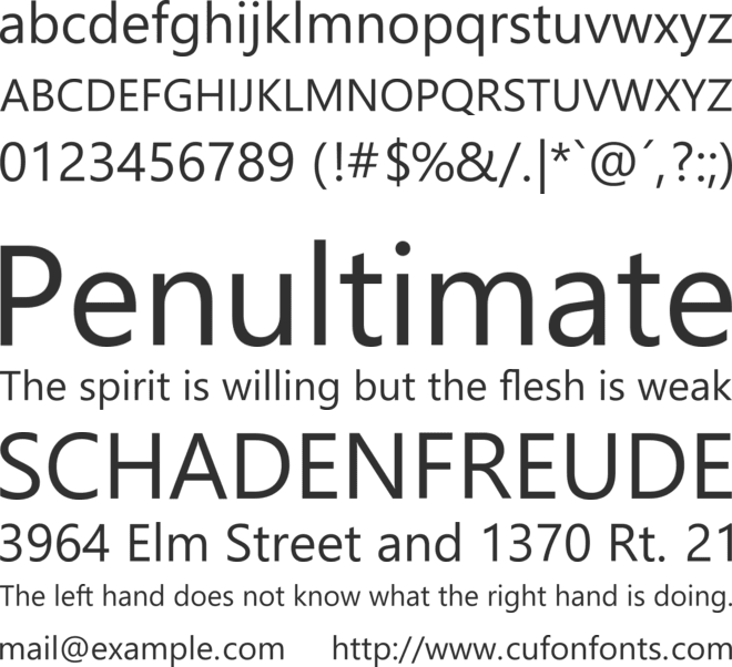 quardratic font preview