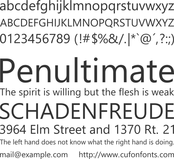 quardratic font preview