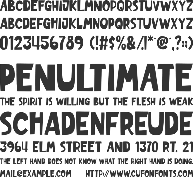 Blacks Roobin font preview