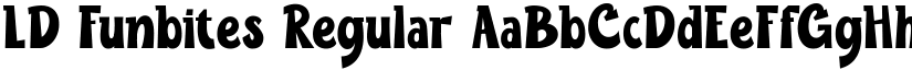 LD Funbites Regular font