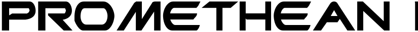 Promethean Bold font