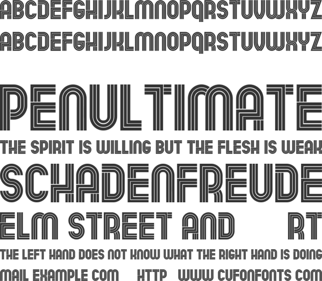 Formula font preview