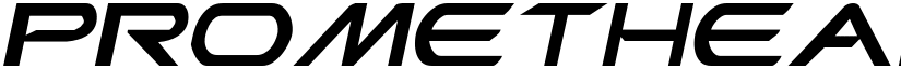Promethean Expanded Italic font