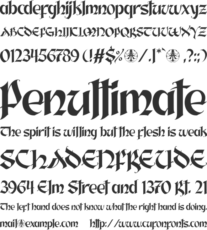 Khalif Personal Use Only font preview