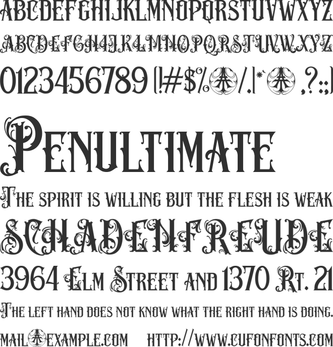 Ved Relret Personal Use Only font preview