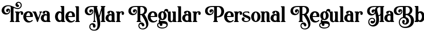 Treva del Mar Regular Personal Regular font