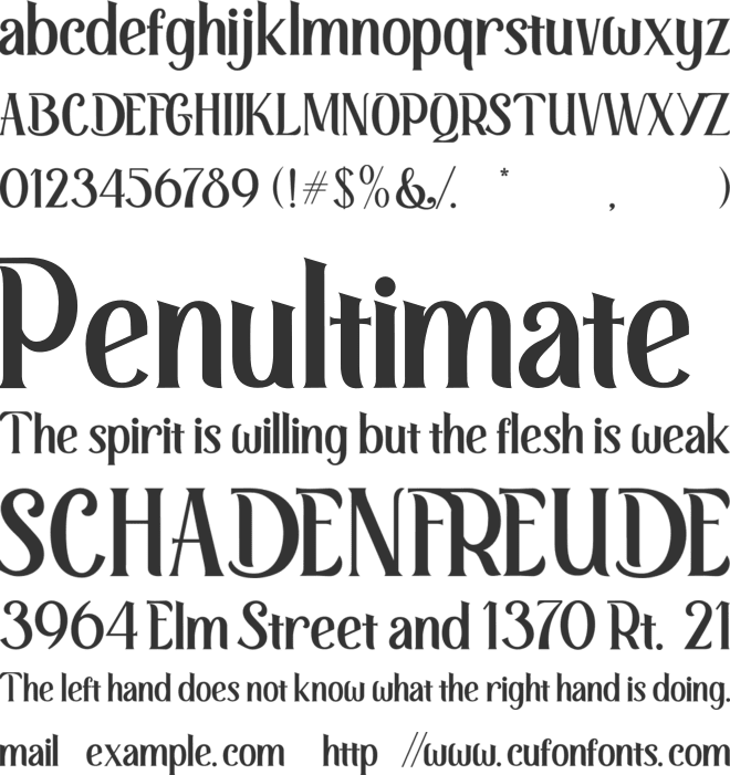 Retrophilia font preview