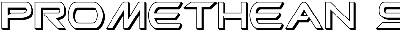Promethean Shadow font