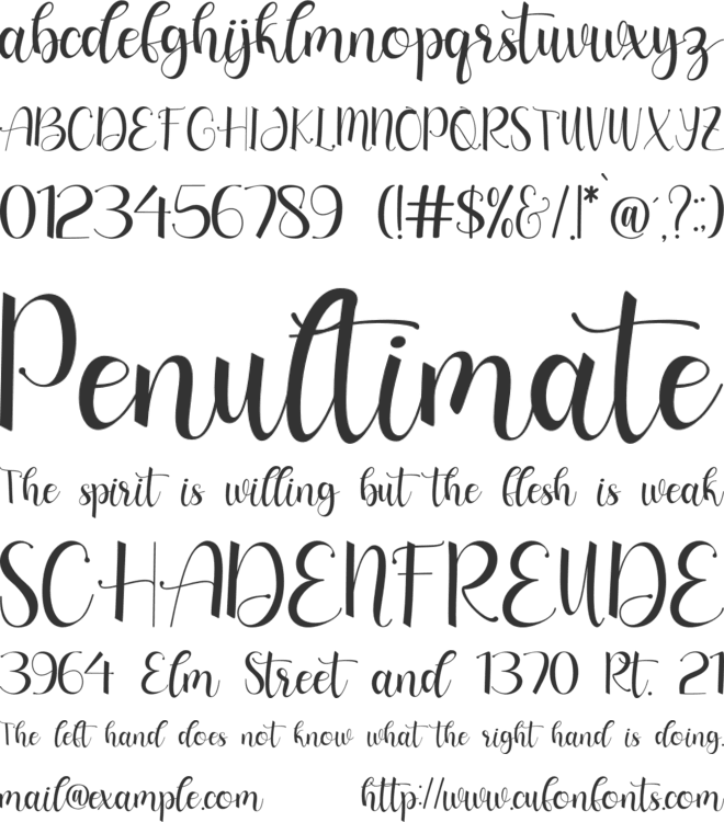 long island - Personal Use font preview
