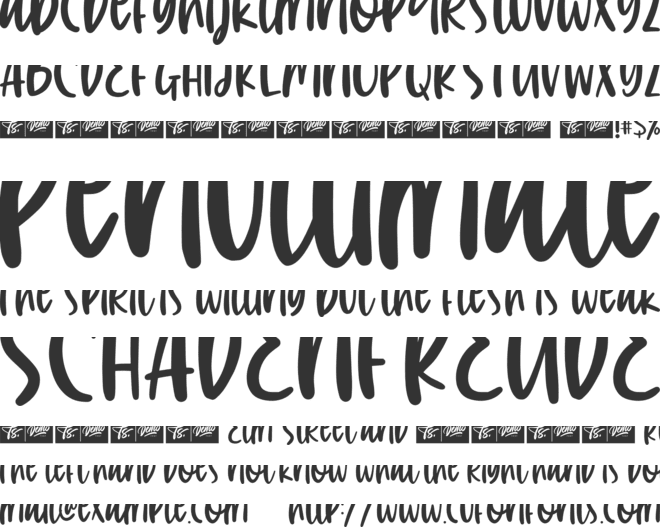 Jupiter Love font preview