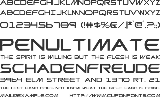 Promethean font preview