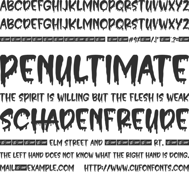 Hello Crush font preview