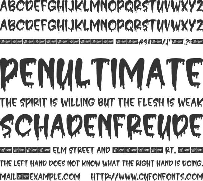 Hello Crush font preview