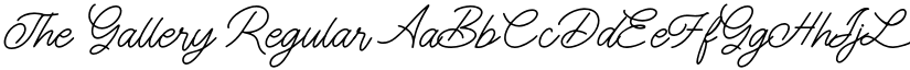The Gallery Regular font