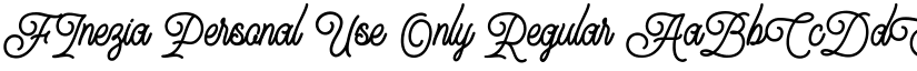 FInezia Personal Use Only Regular font