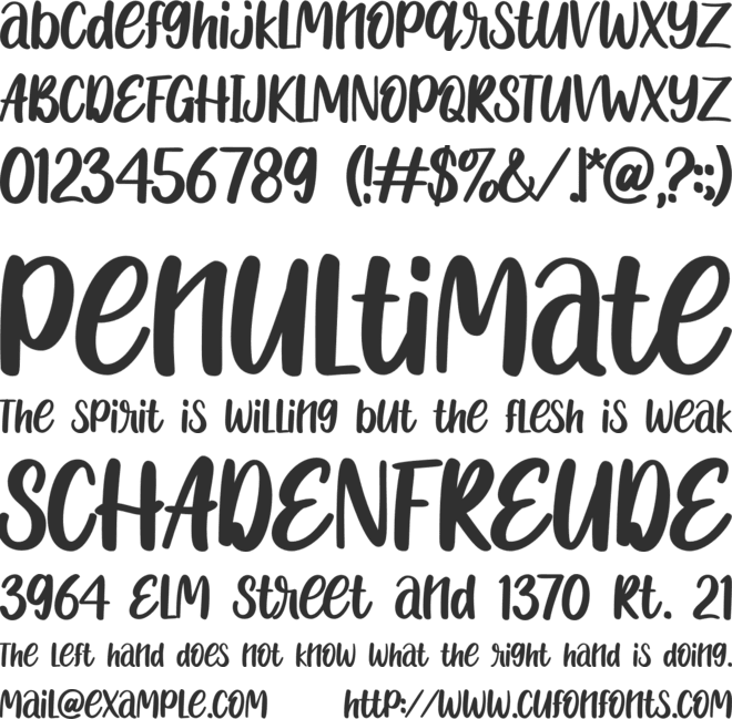 Sugar Caramel - Personal Use font preview