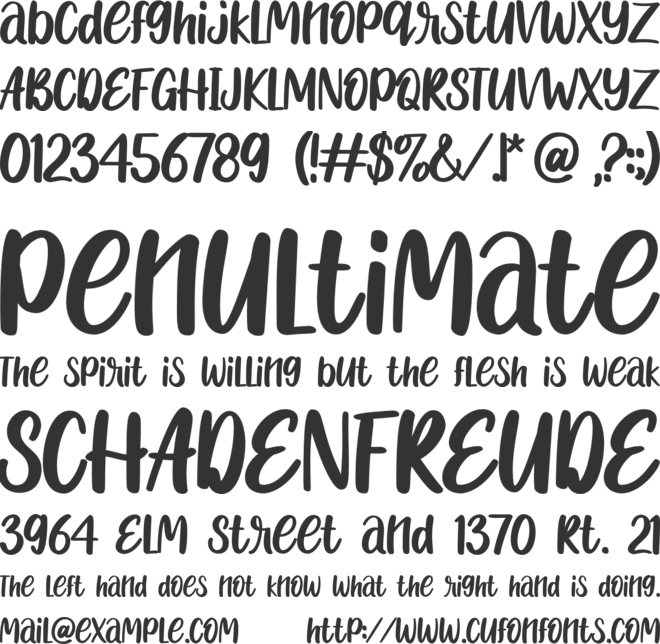 Sugar Caramel - Personal Use font preview