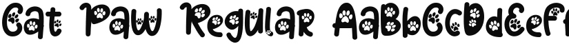 Cat Paw font download