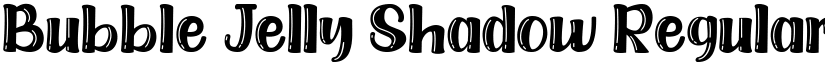 Bubble Jelly Shadow Regular font