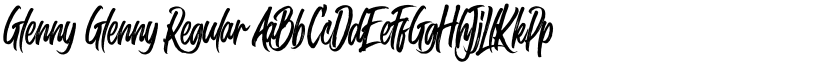 Glenny Glenny Regular font