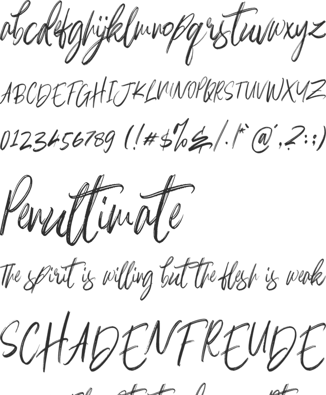 Balecimo Personal Use font preview