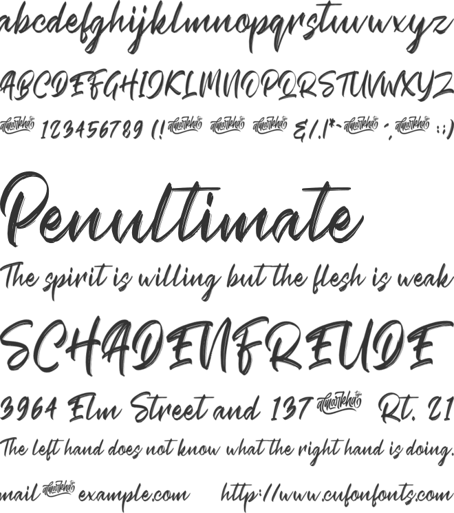 Crash Soul font preview