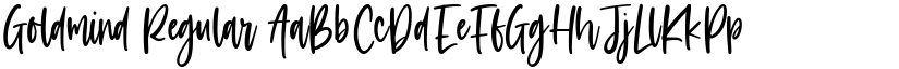 Goldmind Regular font