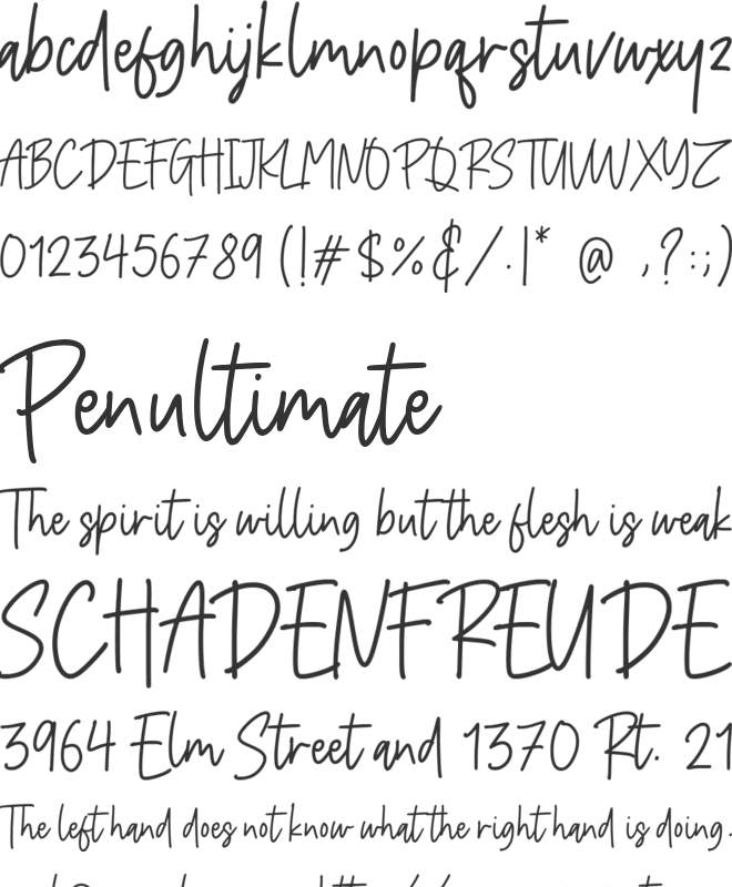 Coltisho font preview