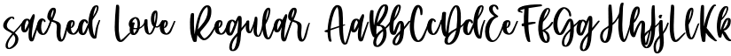 sacred Love Regular font