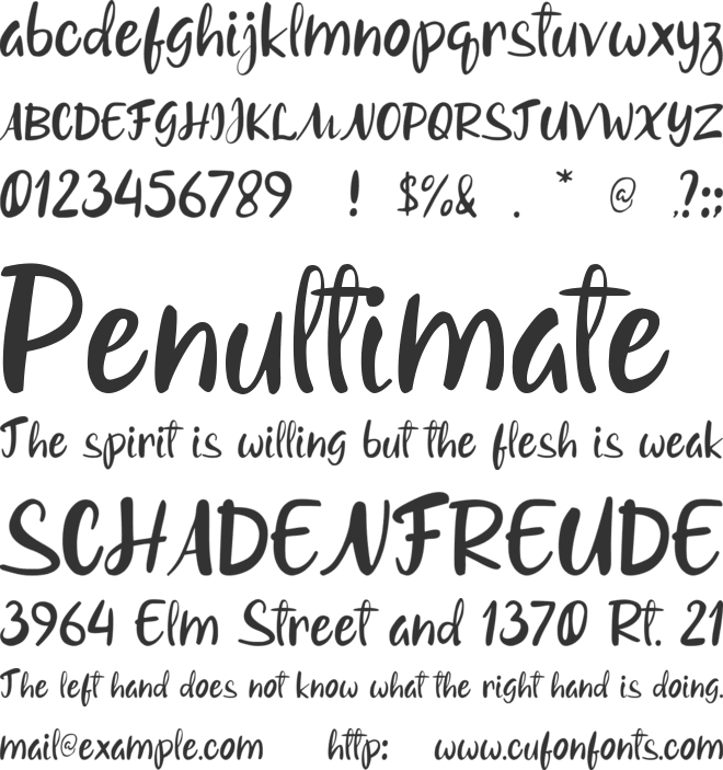 Jom Melaya font preview