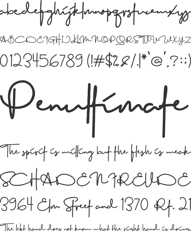 The Great Wall 2 font preview