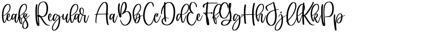 leafs Regular font