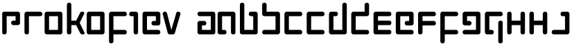 Prokofiev font
