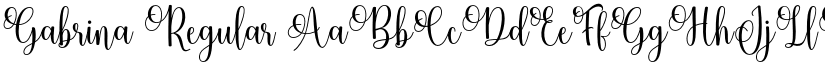 Gabrina font download