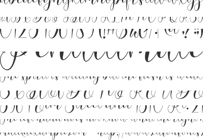Marlyna font preview