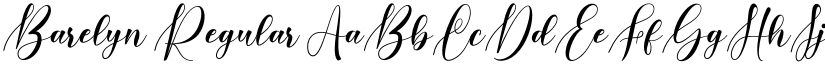 Barelyn font download