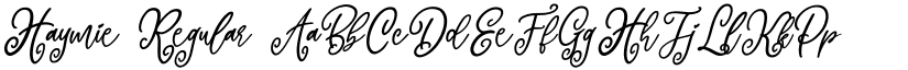 Haymie Regular font