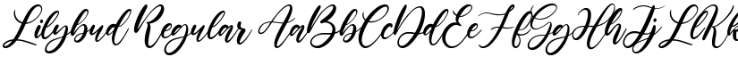 Lilybud Regular font