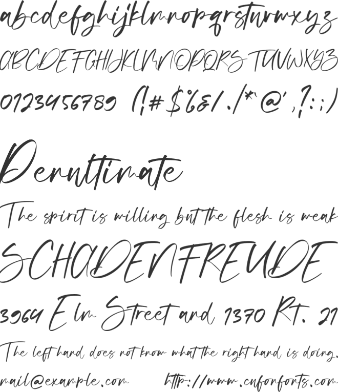 Vuttaline font preview