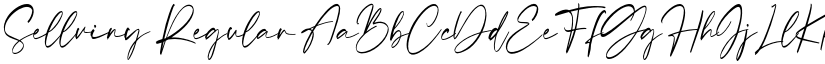 Sellviny Regular font