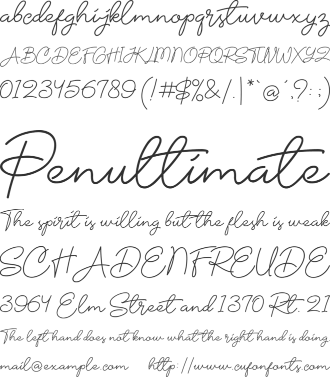 Chalisa font preview