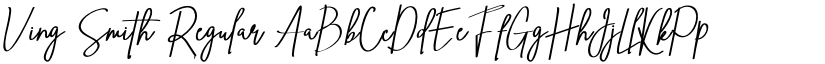 Ving Smith Regular font