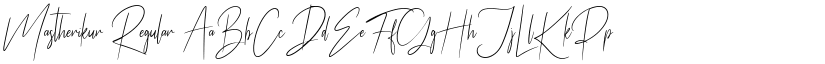 Mastherikur Regular font