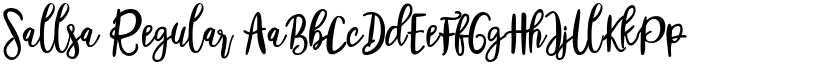 Sallsa font download