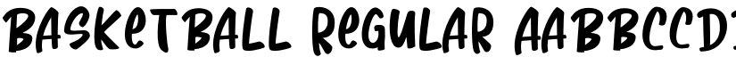 Basketball Regular font