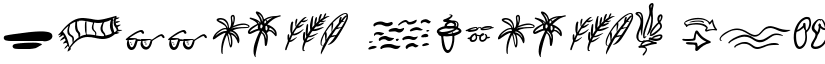 Summer Lovers Dingbat Regular font