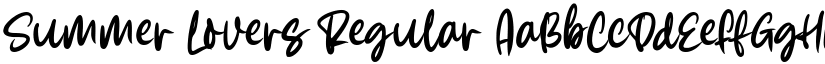 Summer Lovers Regular font