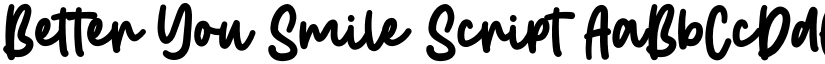 Better You Smile font download